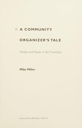A community organizer's tale