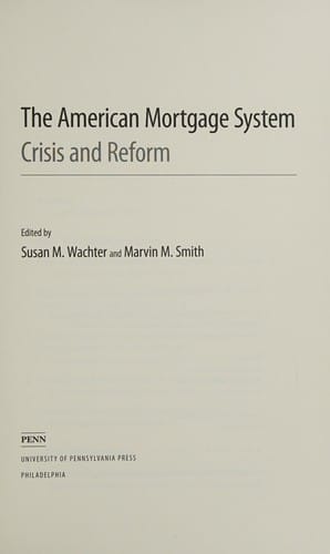 The American mortgage system