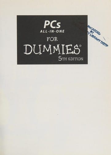 PCs all-in-one for dummies