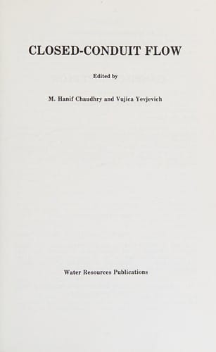 Closed-conduit flow