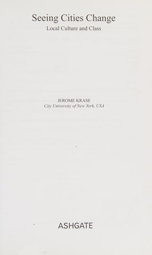 Seeing cities change