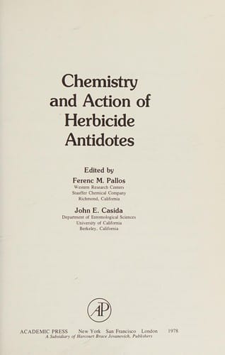 Chemistry and action of herbicide antidotes