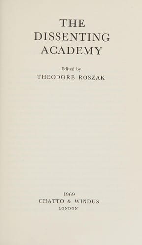 The dissenting academy