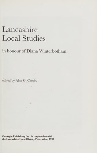 Lancashire local studies