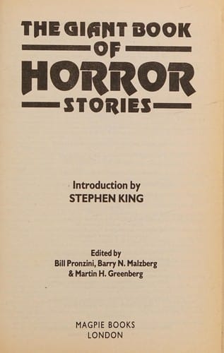 The Giant Book of Horror Stories