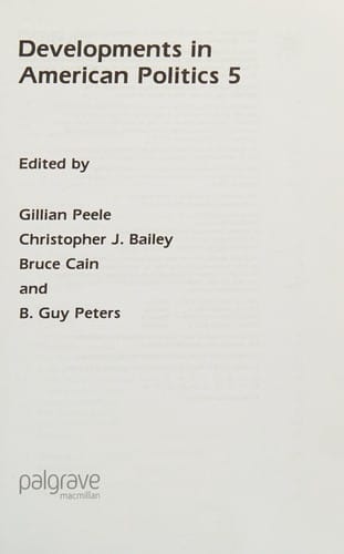 Developments in American politics 5