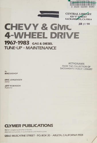Chevy & GMC 4-wheel drive, 1967-1979
