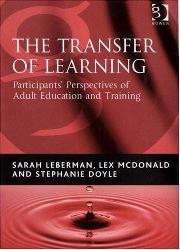The transfer of learning