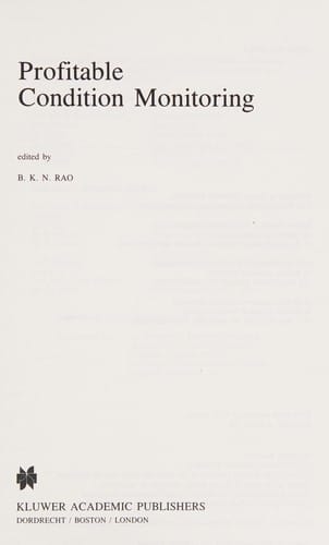 Profitable condition monitoring