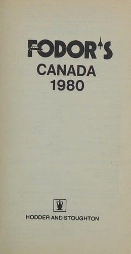 Fodor's Canada