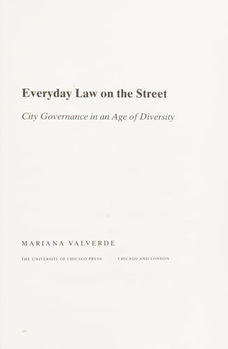 Everyday law on the street