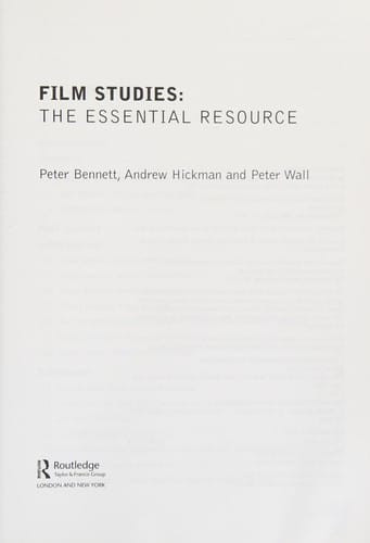 Film studies