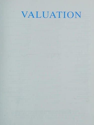 Valuation