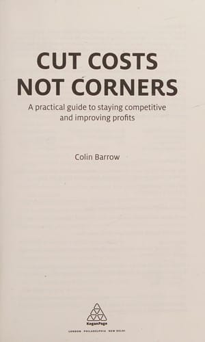 Cut costs not corners