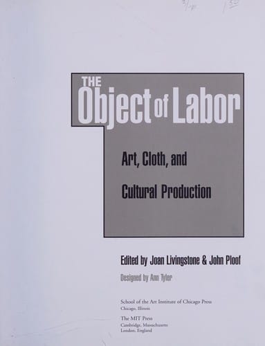 The object of labor