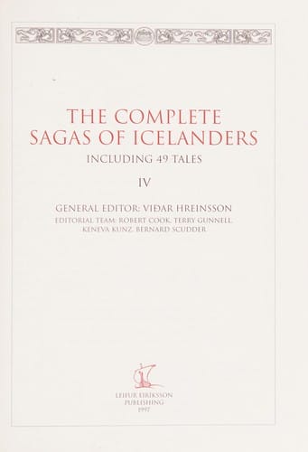 The Complete sagas of Icelanders