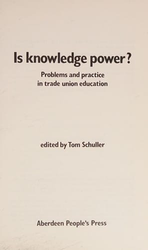 Is knowledge power?
