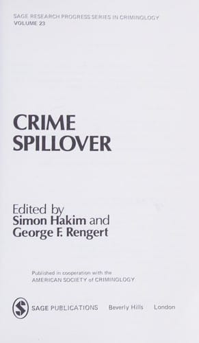 Crime spillover