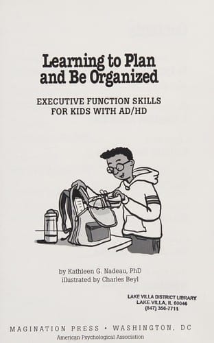 Learning to plan and be organized