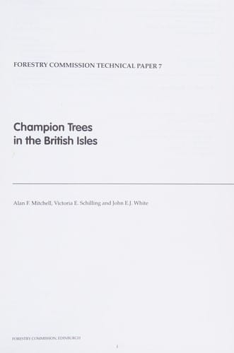 Champion trees in the British Isles