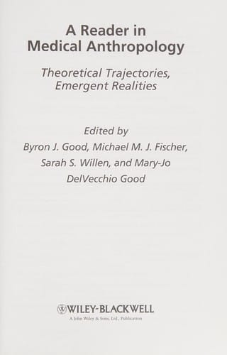 Anthropology of medicine