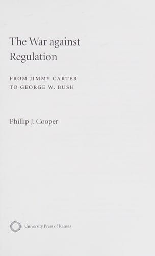 The war against regulation