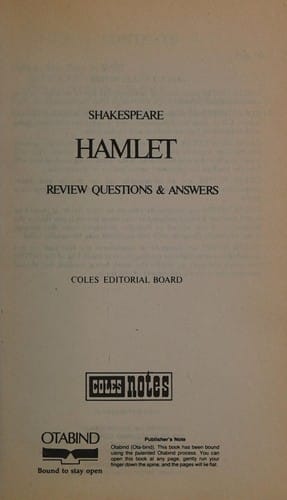 Hamlet/Questions and Answers