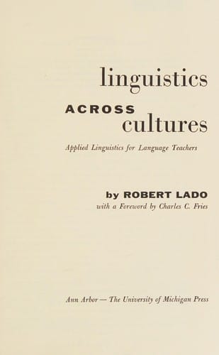 Linguistics across cultures