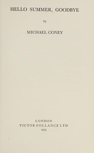 Hello Summer, Goodbye