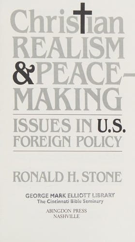 Christian realism & peacemaking