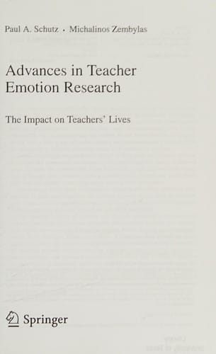Advances in teacher emotion research