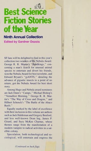 Best science fiction stories of the year -- ninth annual collection