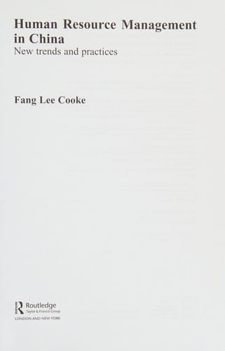 Human resource management in China