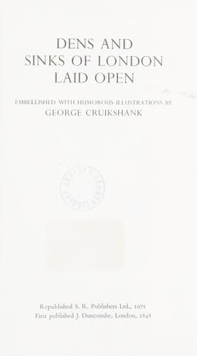 Dens and sinks of London laid open