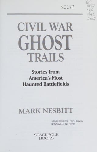 Civil War ghost trails