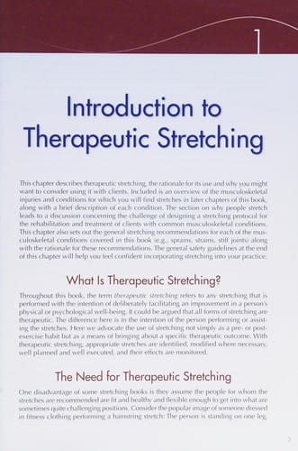 Therapeutic stretching