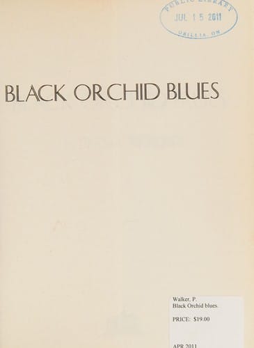 Black orchid blues