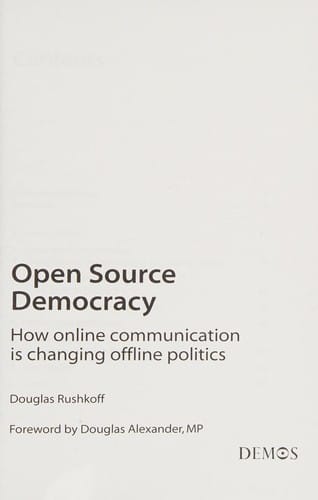 Open source democracy