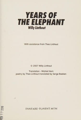 Years of the elephant