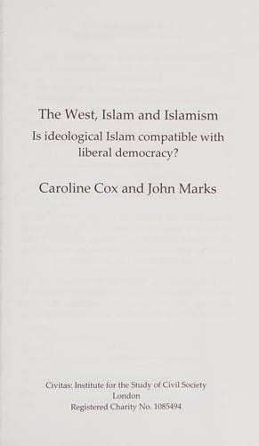 'WEST', ISLAM AND ISLAMISM