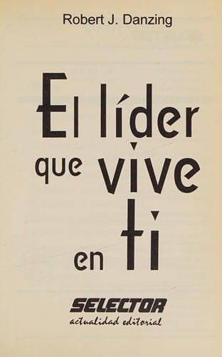 El Lider Que Vive En TI