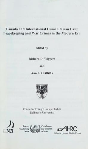 Canada and international humanitarian law