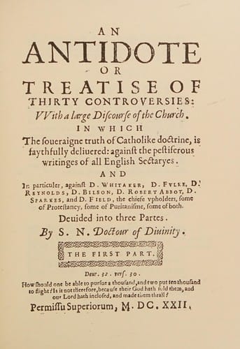 An antidote or treatise of thirty controversies