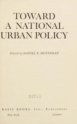 Toward a national urban policy