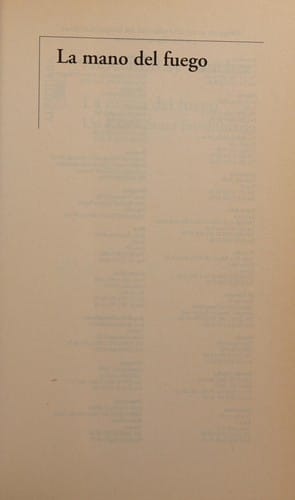 La mano del fuego