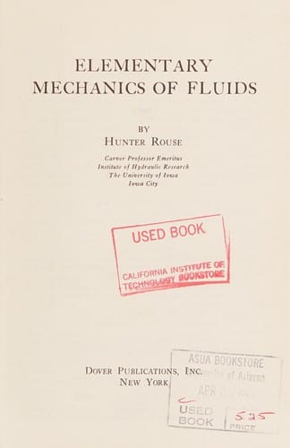 Elementary mechanics of fluids