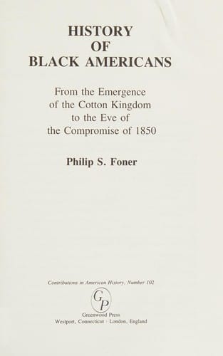 History of black Americans