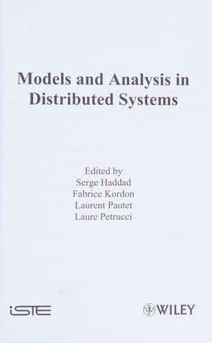 Models and analysis in distributed systems