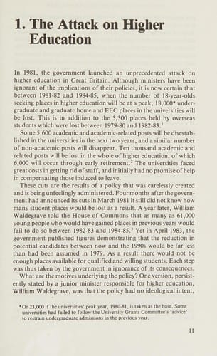 The attack on higher education