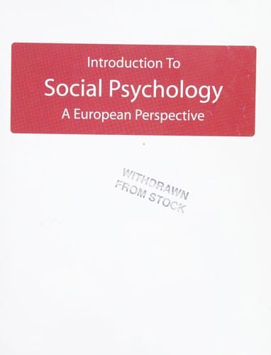Introduction to social psychology
